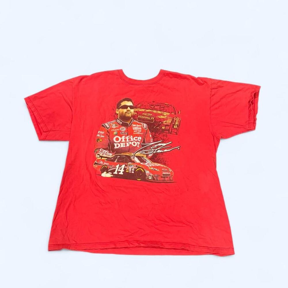 Vintage Tony Stewart 14 NASCAR Racing T-Shirt – Men’s 2XL